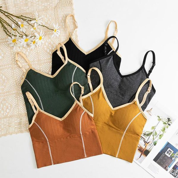 women crop bra tube female streetwear sleeveless seamless bra crop camis tee bandeau basic tank 2021, Black;white
women crop bra tube female streetwear sleeveless seamless bra crop camis tee bandeau basic tank 2021, Black;white