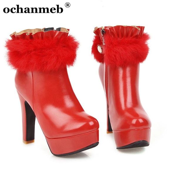 ochanmeb sweet ruffles real fur clined zipper ba boots для женщин высокие каблуки платформы падения зимних пинеток большой размер 48, Black
ochanmeb sweet ruffles real fur clined zipper ba boots для женщин высокие каблуки платформы падения зимних пинеток большой размер 48, Black