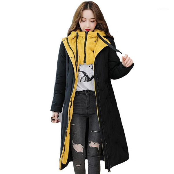 women's trench coats 2021 arrival winter jacket women hooded stand collar warm thicken female coat long parka mujer invierno1, Tan;black
women's trench coats 2021 arrival winter jacket women hooded stand collar warm thicken female coat long parka mujer invierno1, Tan;black