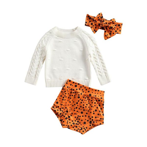 0-24m spring newborn baby girls clothes sets long sleeve pullover knit sweater leopard shorts headband 3pcs set, White
0-24m spring newborn baby girls clothes sets long sleeve pullover knit sweater leopard shorts headband 3pcs set, White