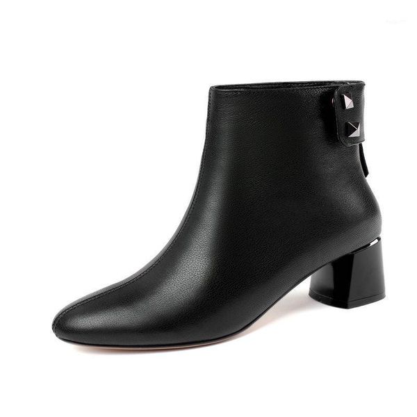 female thick heels ankle boots shoes for women back zipper rouned toe high heels spring autumn boots new working shoes woman1, Black
female thick heels ankle boots shoes for women back zipper rouned toe high heels spring autumn boots new working shoes woman1, Black