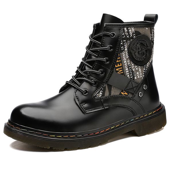 mens boots new genuine leather martin winter shoes british style doc cowboy waterproof motorcycle coturno couple shoes 201127, Black
mens boots new genuine leather martin winter shoes british style doc cowboy waterproof motorcycle coturno couple shoes 201127, Black