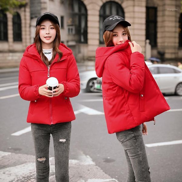 women solid casual warm short parka coat new fashion winter jacket female office lady outwear1, Black
women solid casual warm short parka coat new fashion winter jacket female office lady outwear1, Black