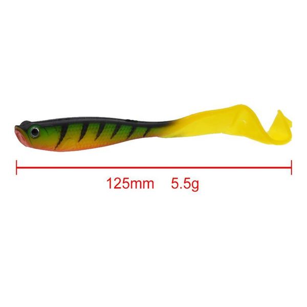 gobygo 4 pcs/lot fishing lure soft bait 125mm/5.5g soft lures sile bait fishing tackle artificial lures freshwater qylizd
gobygo 4 pcs/lot fishing lure soft bait 125mm/5.5g soft lures sile bait fishing tackle artificial lures freshwater qylizd