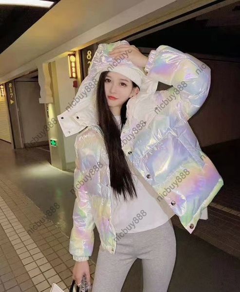 2021 designer brand womens 90 white goose down parkas jacket winter outwear thick coat laser reflection clothing quality, Black
2021 designer brand womens 90 white goose down parkas jacket winter outwear thick coat laser reflection clothing quality, Black