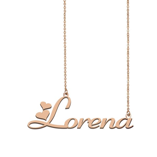 lorena name necklaces pendant custom personalized for women girls children friends mothers gifts 18k gold plated stainless steel, Silver
lorena name necklaces pendant custom personalized for women girls children friends mothers gifts 18k gold plated stainless steel, Silver