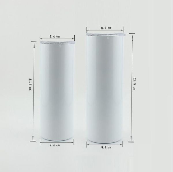 sublimation straight skinny tumblers stainless steel blank white skinny cup with lid straw cylinder bottle sea shipping cca12623
sublimation straight skinny tumblers stainless steel blank white skinny cup with lid straw cylinder bottle sea shipping cca12623