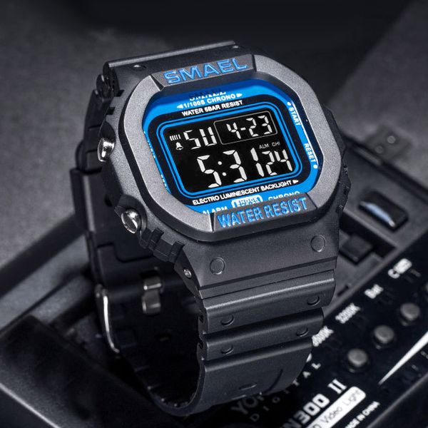new smael ditigal watch boy mens student waterproof luminous fashion trend watch blue inner black plastic sport watches wristwatches a01a7, Slivery;brown
new smael ditigal watch boy mens student waterproof luminous fashion trend watch blue inner black plastic sport watches wristwatches a01a7, Slivery;brown