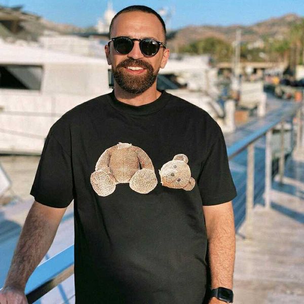 mens palm womens pa designers t shirts tshirts fashion carton letter printing short sleeve angel truncated bear lady tees casual clothes, White
mens palm womens pa designers t shirts tshirts fashion carton letter printing short sleeve angel truncated bear lady tees casual clothes, White