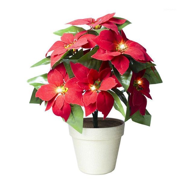 1pc fake poinsettia stylish silk flowerflower pot night light decorative flower fake poinsettia potted for office home shop1
1pc fake poinsettia stylish silk flowerflower pot night light decorative flower fake poinsettia potted for office home shop1