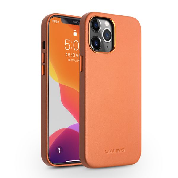 qialino genuine leather slim phone case 12/12 fashion handmade anti-knock back cover for iphone 12mini/12 pro max
qialino genuine leather slim phone case 12/12 fashion handmade anti-knock back cover for iphone 12mini/12 pro max