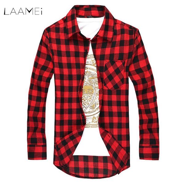 laamei men's plaid shirt men shirts new spring fashion chemise homme mens checkered shirts long sleeve slim fit shirt men y200930, White;black
laamei men's plaid shirt men shirts new spring fashion chemise homme mens checkered shirts long sleeve slim fit shirt men y200930, White;black