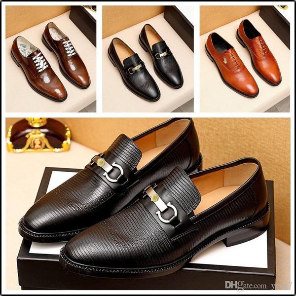 1j elegant shoes men classic dress loafers men brand shoes moda italiana suede leather shoes luxury men formal mocassim masculino couro 22, Black