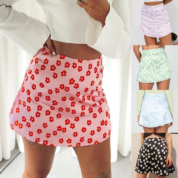 summer womens short skirts fashion high waist ins new women satin print with pink floret skirt, Black
summer womens short skirts fashion high waist ins new women satin print with pink floret skirt, Black