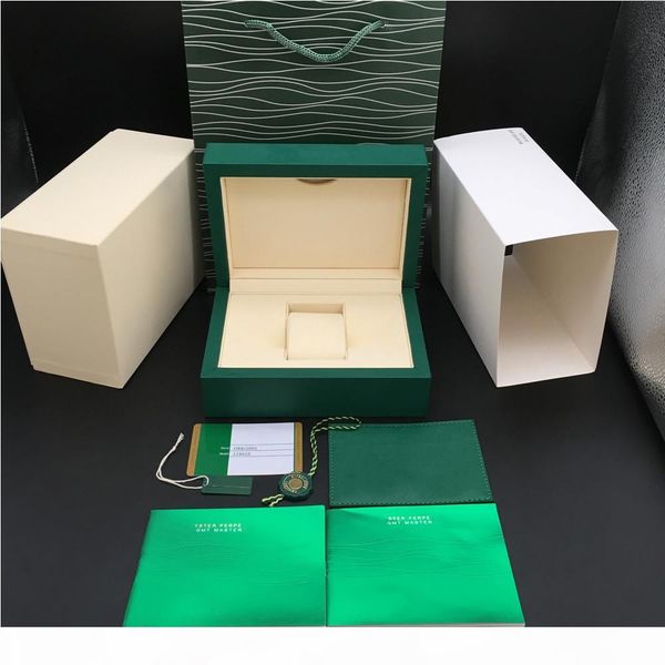 2 styles dark green original woody watch box papers gift bag for rolex box 116600 watches boxes, Black;blue
2 styles dark green original woody watch box papers gift bag for rolex box 116600 watches boxes, Black;blue
