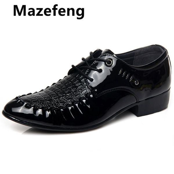 dress shoes italian men patent leather crocodile mens coiffeur zapatos de hombre vestir formal, Black
dress shoes italian men patent leather crocodile mens coiffeur zapatos de hombre vestir formal, Black