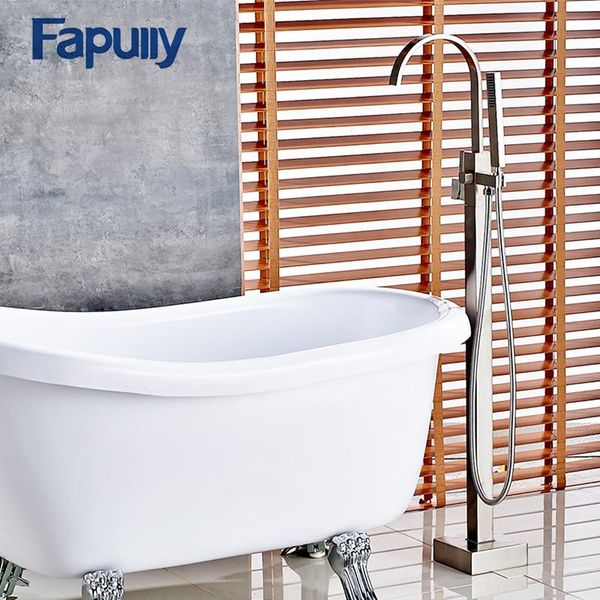 fapully bathroom shower set bath tub shower faucet filler nickel brushed floor mount with hand shower mixer taps bathtub faucet bbysby
fapully bathroom shower set bath tub shower faucet filler nickel brushed floor mount with hand shower mixer taps bathtub faucet bbysby