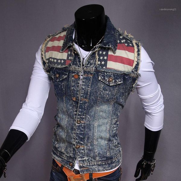 men's vests england style vintage pattern denim vest men sleeveless washed coats retro ripped hole hip hop slim jacket outwear1, Black;white
men's vests england style vintage pattern denim vest men sleeveless washed coats retro ripped hole hip hop slim jacket outwear1, Black;white