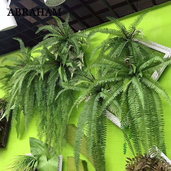 140cm tropical hanging plant large artificial fern grass bouquet plastic leaves green leaf wall fake tree branch for home decor 1029
140cm tropical hanging plant large artificial fern grass bouquet plastic leaves green leaf wall fake tree branch for home decor 1029