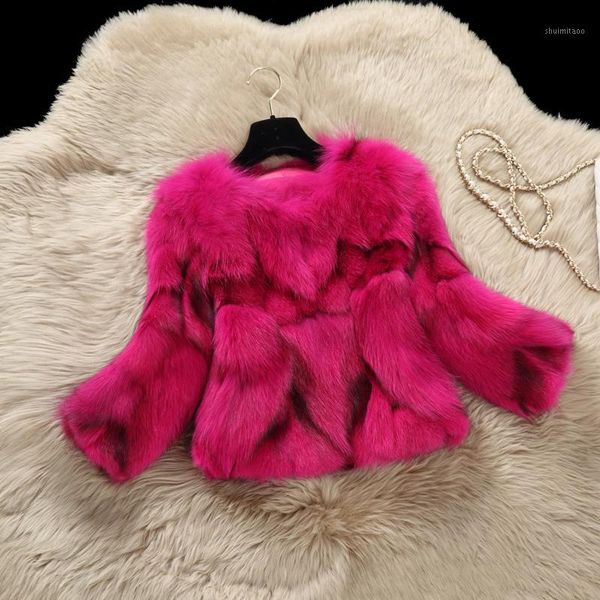 new arrival natural fur coats women short slim gradient color real fur coat outerwear, Black
new arrival natural fur coats women short slim gradient color real fur coat outerwear, Black