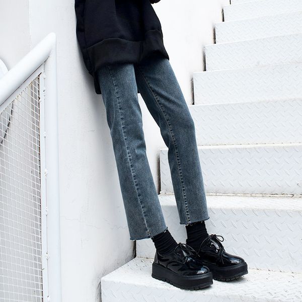 jeans women's autumn 2020 new waisted loose style students show high elasticity and thin 9-point straight pipe pants fashion
jeans women's autumn 2020 new waisted loose style students show high elasticity and thin 9-point straight pipe pants fashion