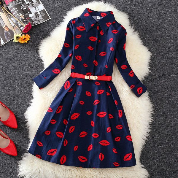 2021 new spring autumn women's dresses new fashion printed shirt collar long sleeve slim elegant women dress plus size 2xl 507 l3mo, Black;gray
2021 new spring autumn women's dresses new fashion printed shirt collar long sleeve slim elegant women dress plus size 2xl 507 l3mo, Black;gray