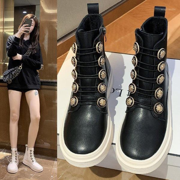 boots fashion ankle women's punk autumn shoes lace-up stylish motorcycl metal decorative botas de mujer1, Black
boots fashion ankle women's punk autumn shoes lace-up stylish motorcycl metal decorative botas de mujer1, Black