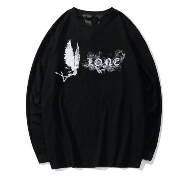 men and women all-match sweater smoke demon sanskrit angel wings print long-sleeved spring and autumn, Black
men and women all-match sweater smoke demon sanskrit angel wings print long-sleeved spring and autumn, Black