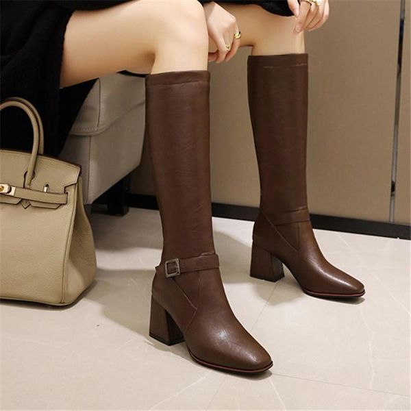 pxelena vintage plus size 34-45 women knee high boots 2021 spring autumn winter chunky block heel riding knight motorcycle boots, Black
pxelena vintage plus size 34-45 women knee high boots 2021 spring autumn winter chunky block heel riding knight motorcycle boots, Black