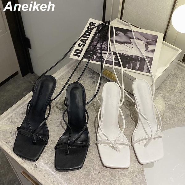 sandals aneikeh high heels femmes sandales 2021 women shoes narrow band head peep toe pu fashion cross-tied rome zapatos de mujer summer, Black
sandals aneikeh high heels femmes sandales 2021 women shoes narrow band head peep toe pu fashion cross-tied rome zapatos de mujer summer, Black