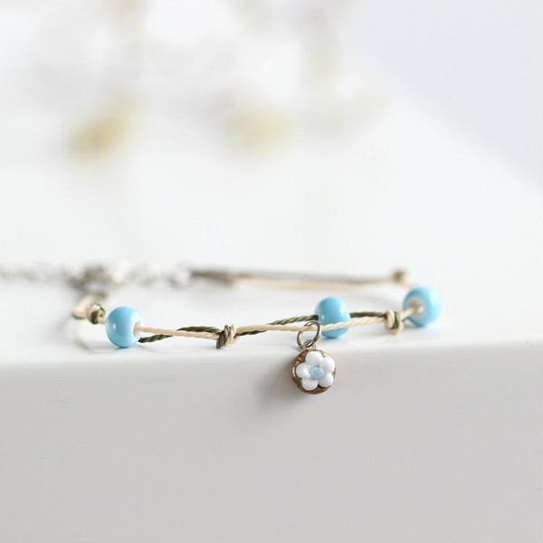 women fashion bracelets handmade ceramic cute flower beads charm bracelets bangle gift for friend1, Golden;silver
women fashion bracelets handmade ceramic cute flower beads charm bracelets bangle gift for friend1, Golden;silver