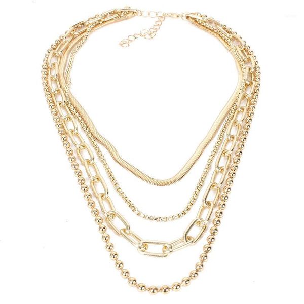 2020 new hiphop multi-layer chains clavicle chain necklace for women fashion party punk gold charm jewelry accessories schmuck1, Silver
2020 new hiphop multi-layer chains clavicle chain necklace for women fashion party punk gold charm jewelry accessories schmuck1, Silver