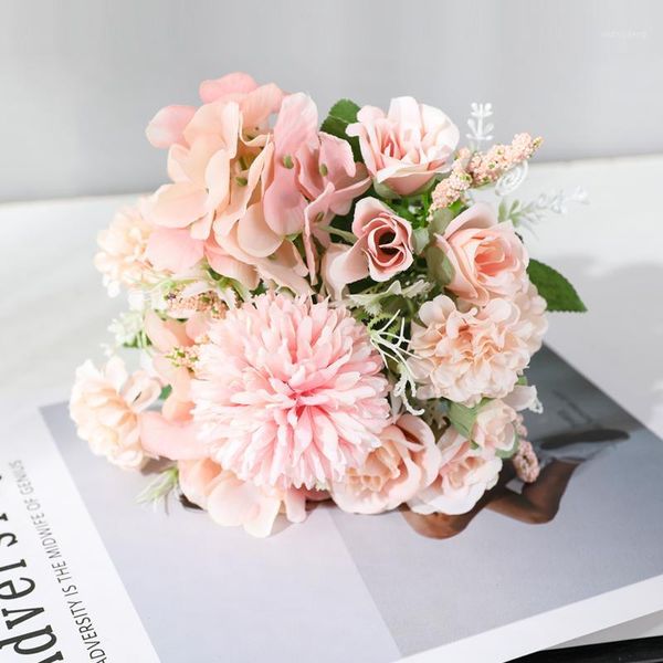 7 heads hydrangea flowers artificial bouquet silk blooming fake peony bridal hand flower roses wedding centerpieces decor1
7 heads hydrangea flowers artificial bouquet silk blooming fake peony bridal hand flower roses wedding centerpieces decor1