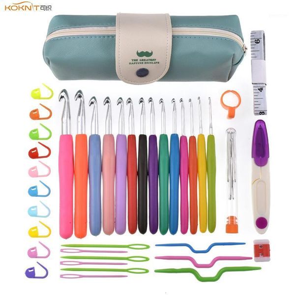 46pcs 8/9/10mm koknit pack crochet hooks set big size soft handle crochet needles yarn weave knitting needles set with bag1 
46pcs 8/9/10mm koknit pack crochet hooks set big size soft handle crochet needles yarn weave knitting needles set with bag1