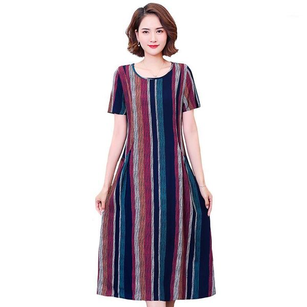 2020 new summer dress women casual comfortable plus size 5xl long dresses a-line o-neck short sleeve cotton printed women dress1, Black;gray
2020 new summer dress women casual comfortable plus size 5xl long dresses a-line o-neck short sleeve cotton printed women dress1, Black;gray