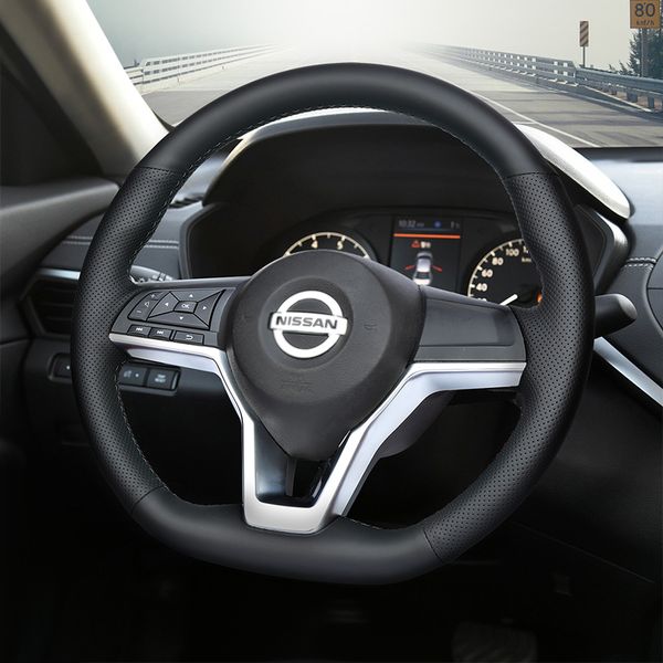 diy leather hand sewn steering wheel cover for nissan teana x-trail sylphy qashqai automotive interior
diy leather hand sewn steering wheel cover for nissan teana x-trail sylphy qashqai automotive interior