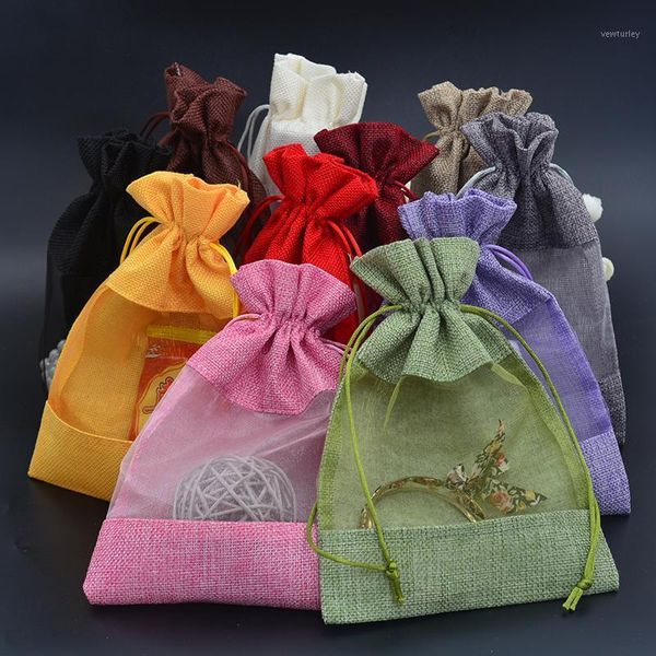 gift wrap 30pcs handmade organza jute bag 5"x7" burlap party favor sack linen drawstring pouch jewelry candy1
gift wrap 30pcs handmade organza jute bag 5"x7" burlap party favor sack linen drawstring pouch jewelry candy1