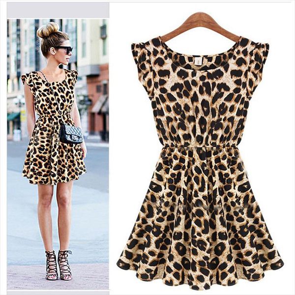 chiffon women dress 2020 vintage leopard dress sleeveless mini o neck beach party slim dresses robe femme 3xl, Black;gray
chiffon women dress 2020 vintage leopard dress sleeveless mini o neck beach party slim dresses robe femme 3xl, Black;gray