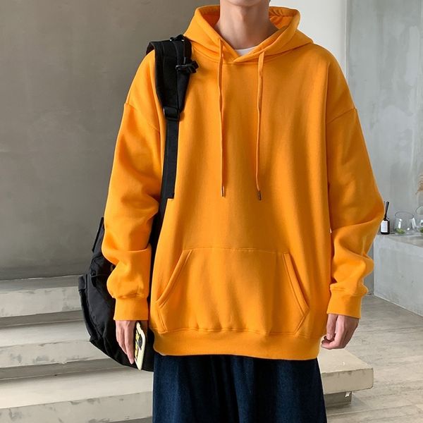 hooded plush sweater men's bf style autumn and winter new ins fashion brand casual couple wear loose clothes, Black
hooded plush sweater men's bf style autumn and winter new ins fashion brand casual couple wear loose clothes, Black