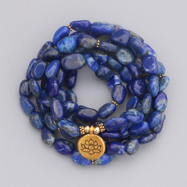 edothalia unshape & irregular lapis lazuli stone 99 beads bracelet women men couple bracelets meditation jewelry, Golden;silver
edothalia unshape & irregular lapis lazuli stone 99 beads bracelet women men couple bracelets meditation jewelry, Golden;silver