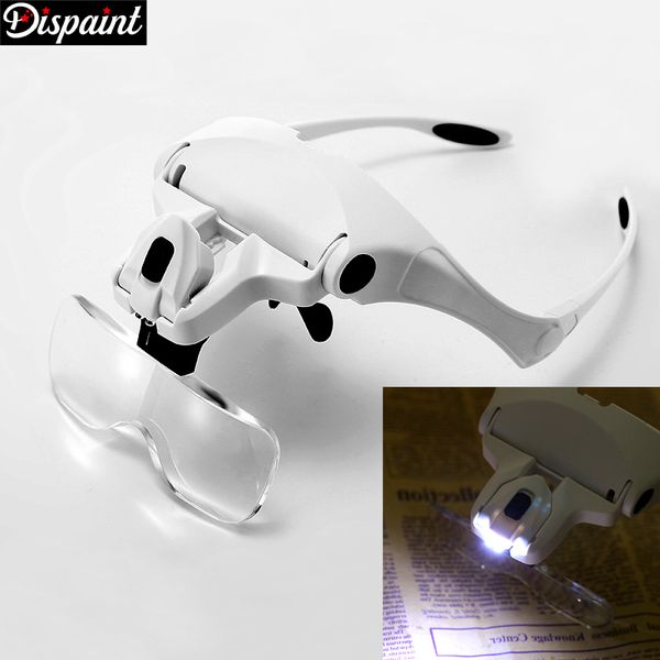 dispaint diamond painting embroidery 1.0x 1.5x 2.0x 2.5x 3.5x adjustable 5 lens loupe led light headband magnifier glass lamp q1107
dispaint diamond painting embroidery 1.0x 1.5x 2.0x 2.5x 3.5x adjustable 5 lens loupe led light headband magnifier glass lamp q1107