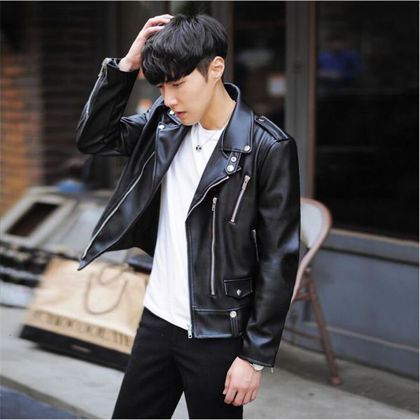 2021 new fashionable plutonium leather spring of black men thin jackets trend to youth jacket a3078 pxoy, Black;brown
2021 new fashionable plutonium leather spring of black men thin jackets trend to youth jacket a3078 pxoy, Black;brown