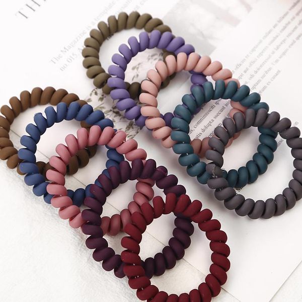 high elasticity telephone coil hairbands women spiral hair ties girls hair rings rope solid color hair accessories gum qylnmd
high elasticity telephone coil hairbands women spiral hair ties girls hair rings rope solid color hair accessories gum qylnmd