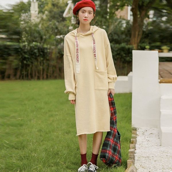 8nh3x sweater autumn korean style sweater simple loose mid-length letter printed dress hooded 2020 dress women's drawstring 9fgkr, Black
8nh3x sweater autumn korean style sweater simple loose mid-length letter printed dress hooded 2020 dress women's drawstring 9fgkr, Black