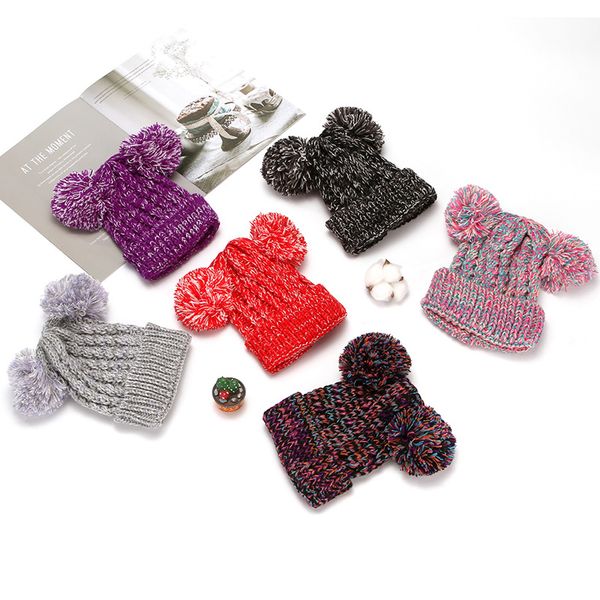 fashion warm knit beanies hats girls soft double balls fall winter thermal knitting hat outdoor baby pompom ski caps party hats vt1776
fashion warm knit beanies hats girls soft double balls fall winter thermal knitting hat outdoor baby pompom ski caps party hats vt1776