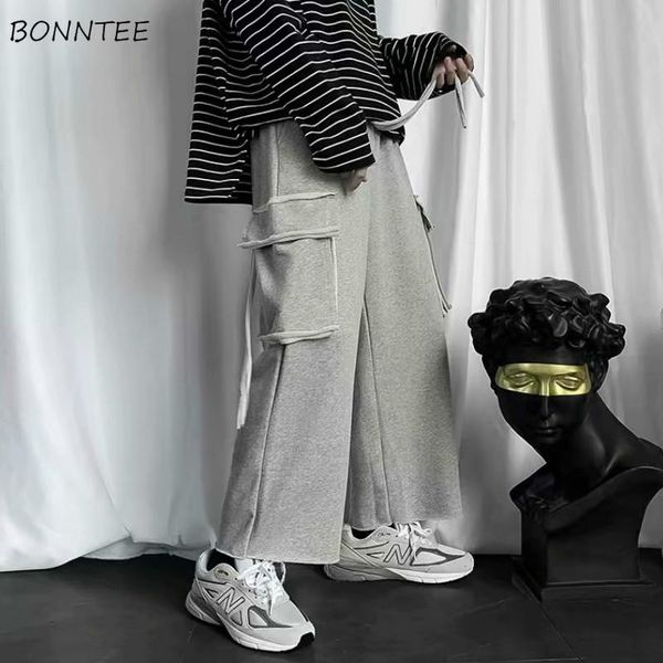 men's pants men casual wide leg plus size 3xl korean style solid straight drawstring loose basic trouser spring autumn outwear vintage, Black
men's pants men casual wide leg plus size 3xl korean style solid straight drawstring loose basic trouser spring autumn outwear vintage, Black