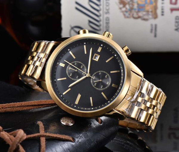 2020 popular fashion leisure men's five pin quartz multifunction watch, Slivery;brown
2020 popular fashion leisure men's five pin quartz multifunction watch, Slivery;brown