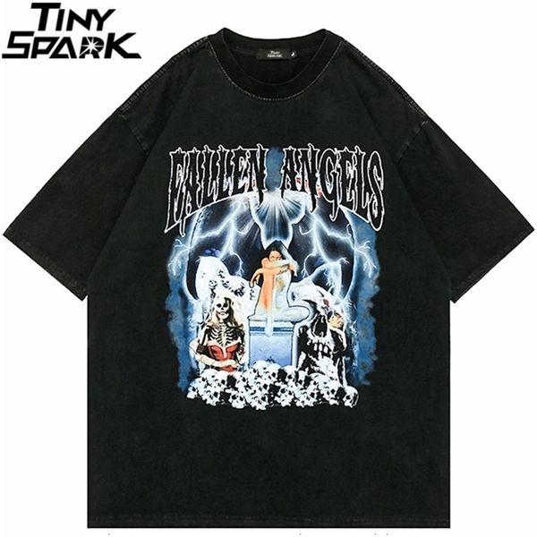 hip hop streetwear washed t shirt lightning skull girl letter print t-shirt harajuku cotton men short sleeve tshirt black 220302, White;black
hip hop streetwear washed t shirt lightning skull girl letter print t-shirt harajuku cotton men short sleeve tshirt black 220302, White;black