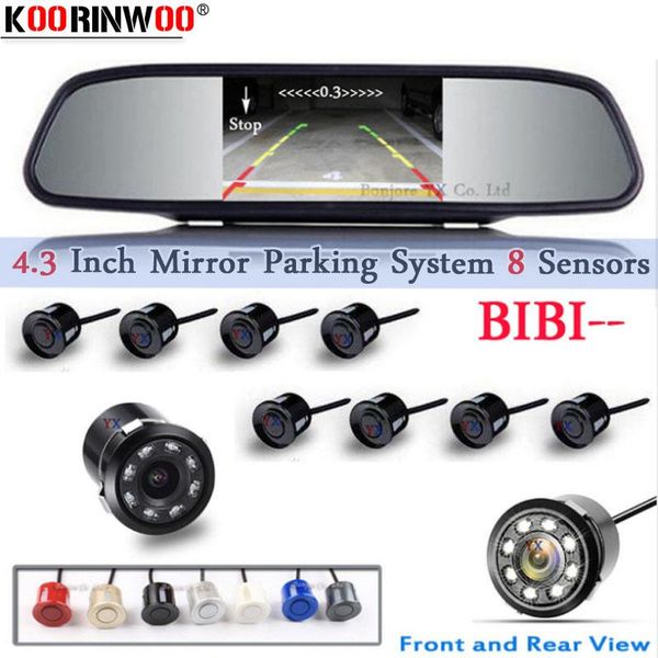 koorinwoo car parking sensor 8 redars bibi alarm sound parktronic monitor mirror lcd tft front form camera car rear view camera
koorinwoo car parking sensor 8 redars bibi alarm sound parktronic monitor mirror lcd tft front form camera car rear view camera