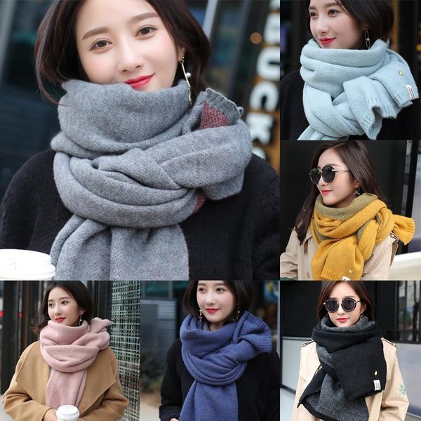 2020 women solid cashmere scarves cute pineapple decoration lady winter warm soft shawls wraps pink black female long scarf, Blue;gray
2020 women solid cashmere scarves cute pineapple decoration lady winter warm soft shawls wraps pink black female long scarf, Blue;gray